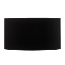 Pantalla Alba, Ø 45 cm, E27, negro/dorado