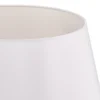 Pantalla Cone Altura 25,5 cm, chintz blanco