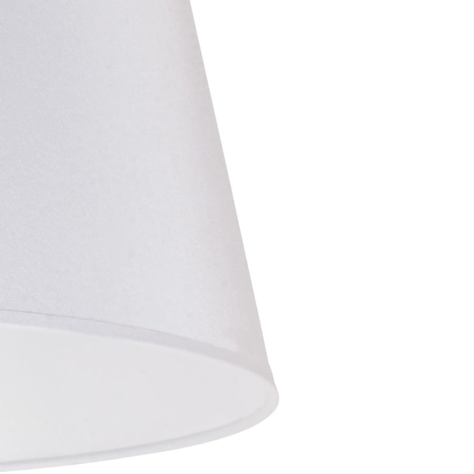 Pantalla Cone Altura 25,5 cm, chintz blanco