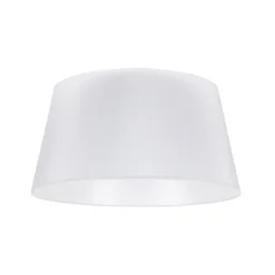 Pantalla Cone Altura 25,5 cm, chintz blanco