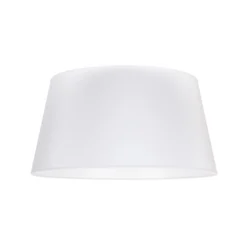 Pantalla Cone Altura 25,5 cm, chintz blanco