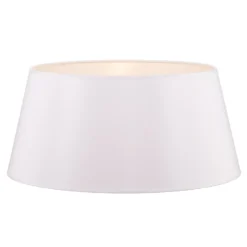 Pantalla Cone Altura 25,5 cm, chintz blanco