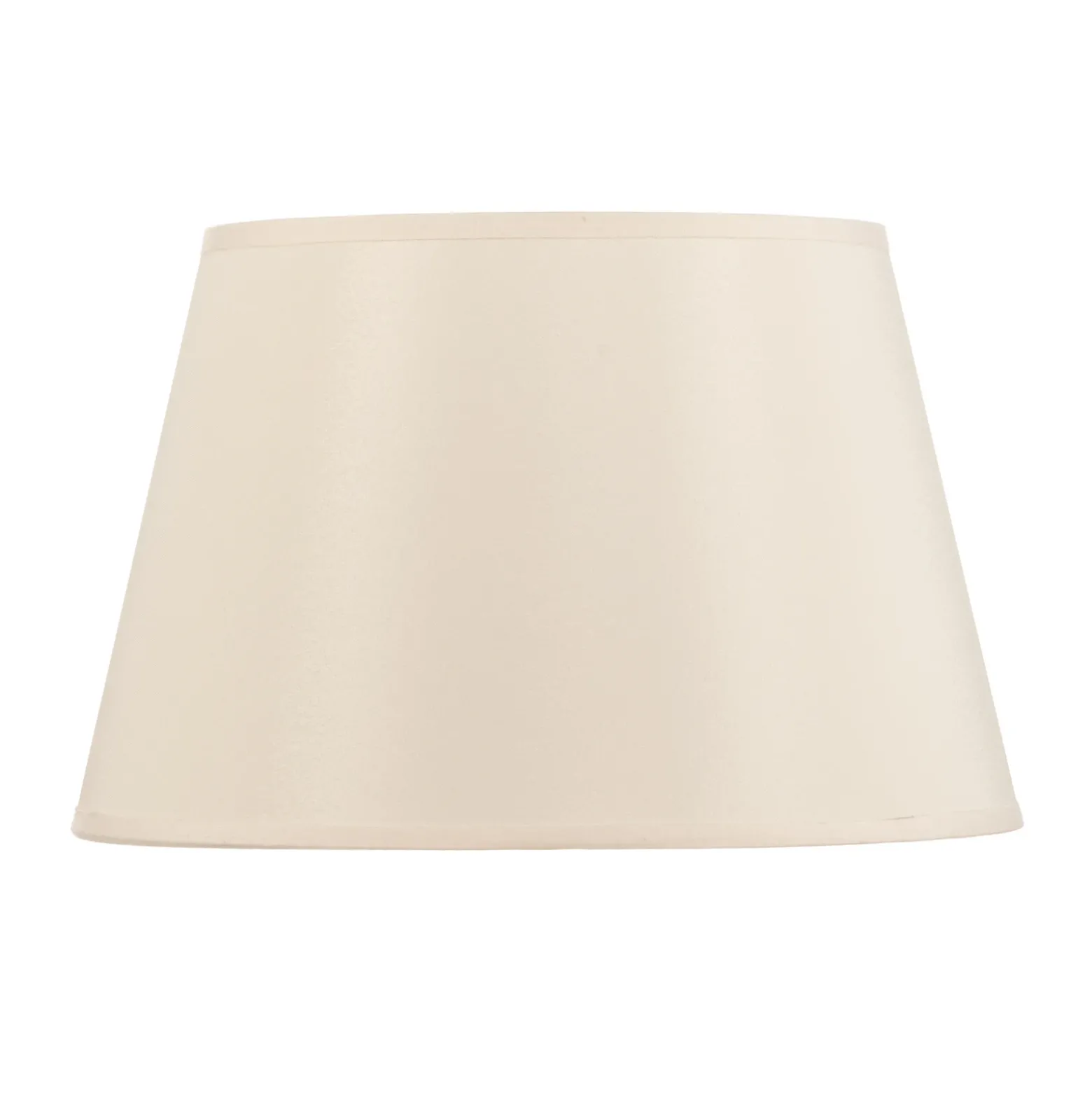 Pantalla Cone Altura 18 cm, chintz crudo/blanco