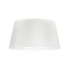 Pantalla Cone Altura 25,5 cm, chintz crudo/blanco