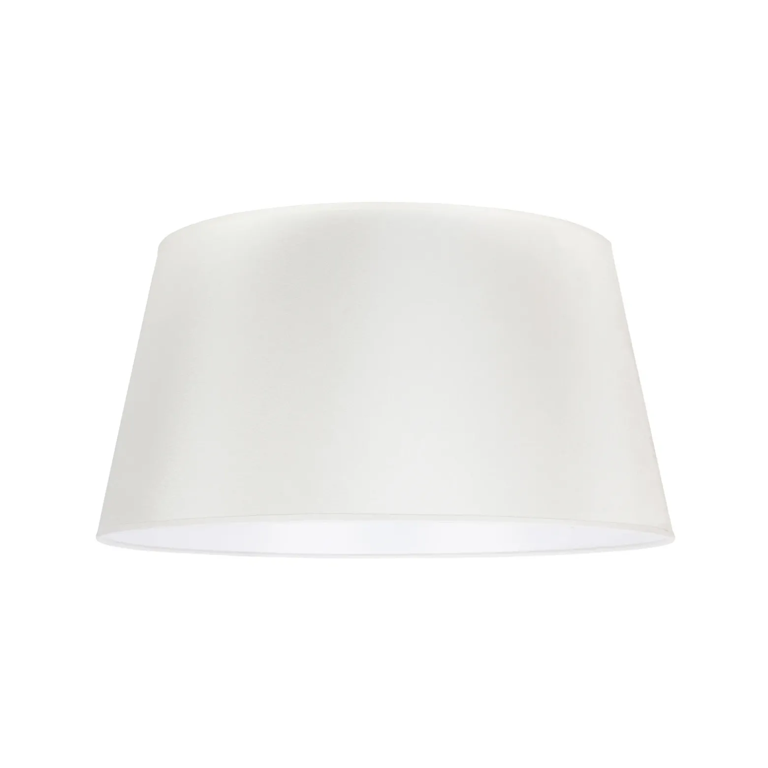 Pantalla Cone Altura 25,5 cm, chintz crudo/blanco