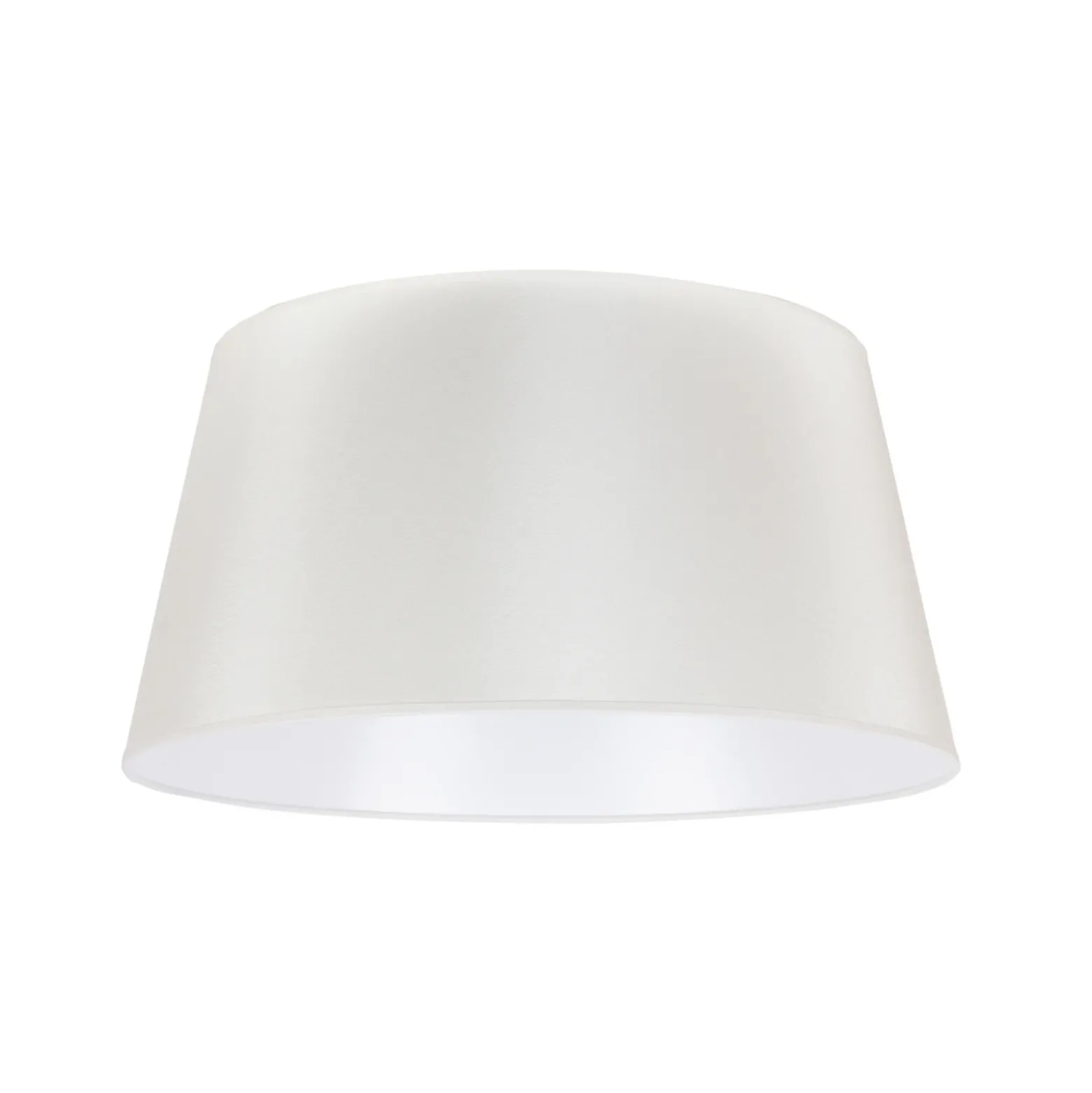 Pantalla Cone Altura 25,5 cm, chintz crudo/blanco