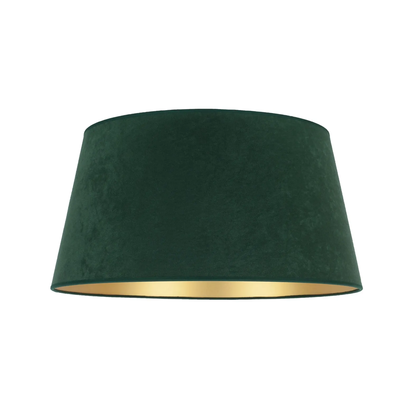 Pantalla Cone Altura 25,5 cm, verde oscuro/dorado
