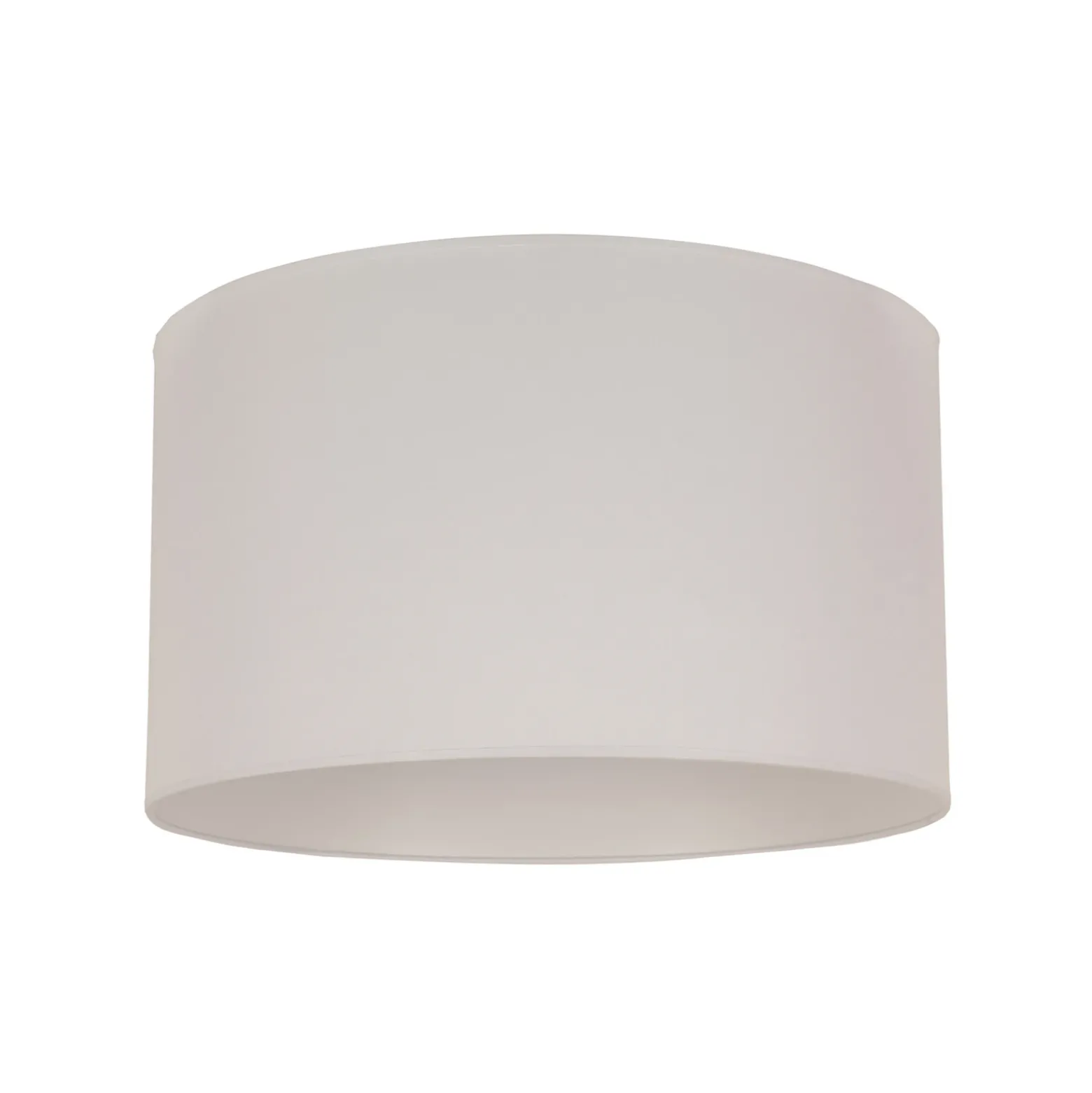 Pantalla de lámpara color marfil, crema, Ø 60 cm, altura 35 cm, tejido