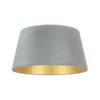 Pantalla de lámpara «Cone», altura 22,5 cm, verde menta/dorado