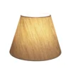Pantalla de lámpara Cone, beige, altura 30 cm, tejido