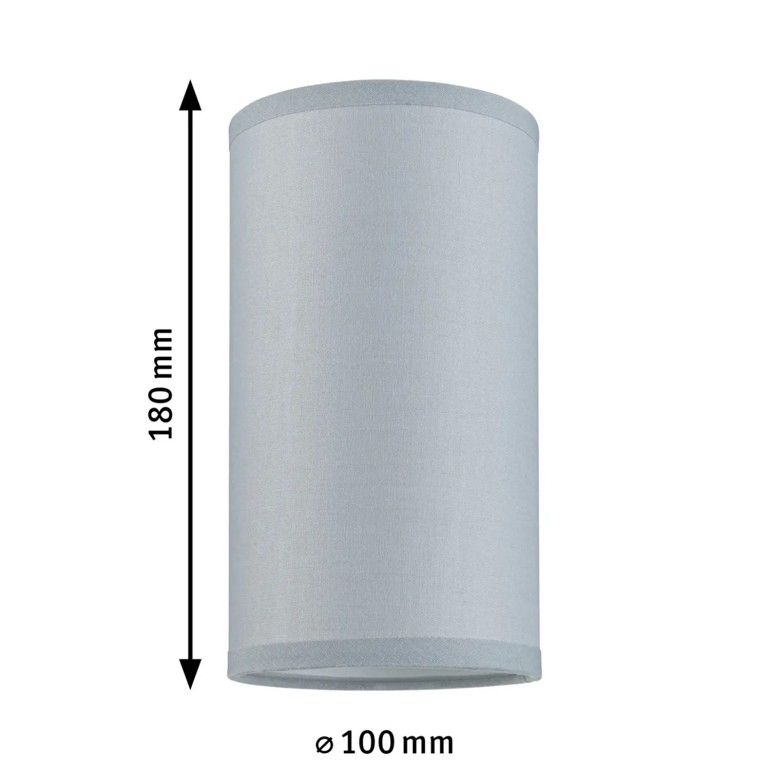 Pantalla de lámpara Paulmann URail Valerio 2Easy, gris, Ø 10 cm