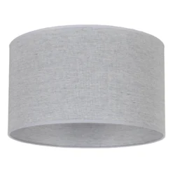 Pantalla de lámpara «Roller», gris, Ø 50 cm, altura 30 cm