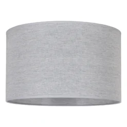 Pantalla de lámpara «Roller», gris, Ø 50 cm, altura 30 cm