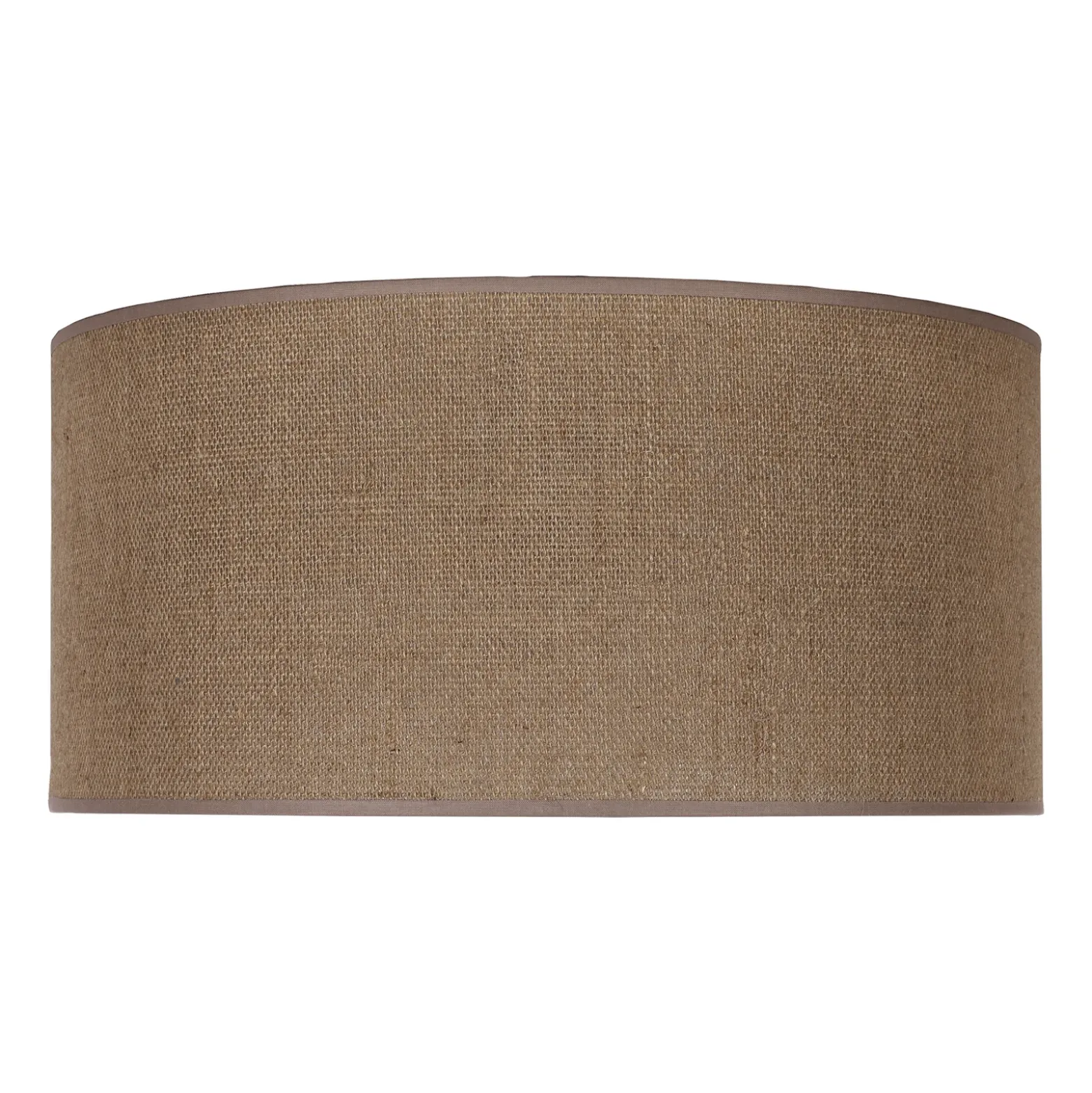 Pantalla de lámpara «Roller», marrón claro, Ø 50 cm, altura 24 cm