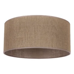 Pantalla de lámpara «Roller», marrón claro, Ø 50 cm, altura 24 cm