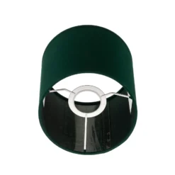 Pantalla de lámpara «Roller», verde, Ø 15 cm, altura 15 cm