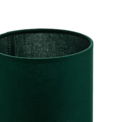 Pantalla de lámpara «Roller», verde, Ø 15 cm, altura 15 cm