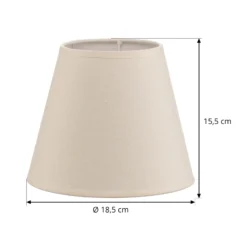 Pantalla de lámpara Sofia Altura 15,5 cm, crudo