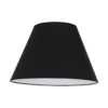 Pantalla de lámpara Sofia Altura 31 cm, negro/blanco