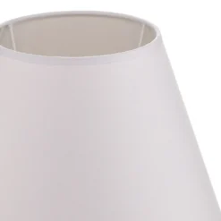 Pantalla de lámpara Sofia Altura 21 cm, blanco