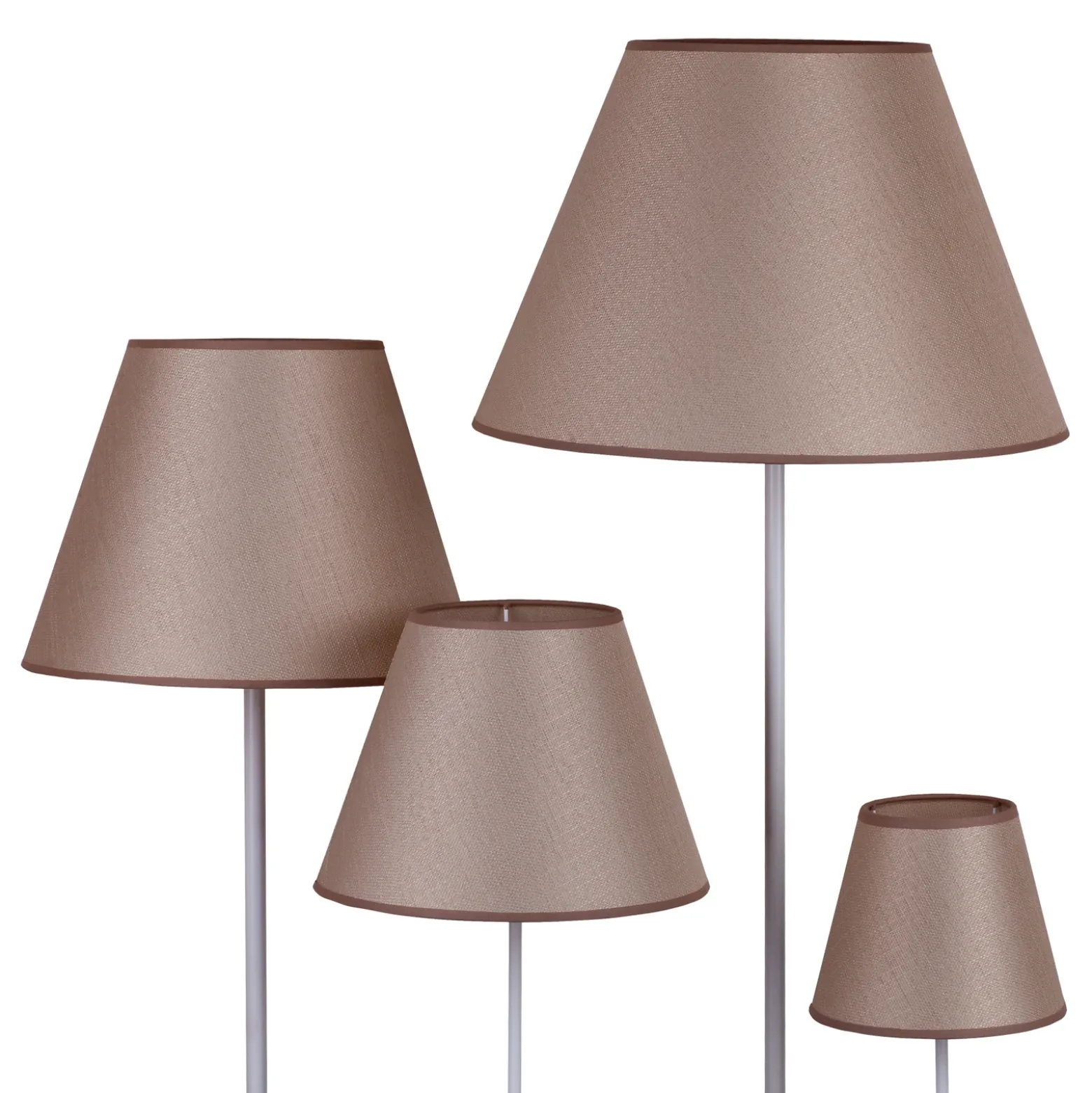 Pantalla de lámpara Sofia Altura 25 cm, beige veroni