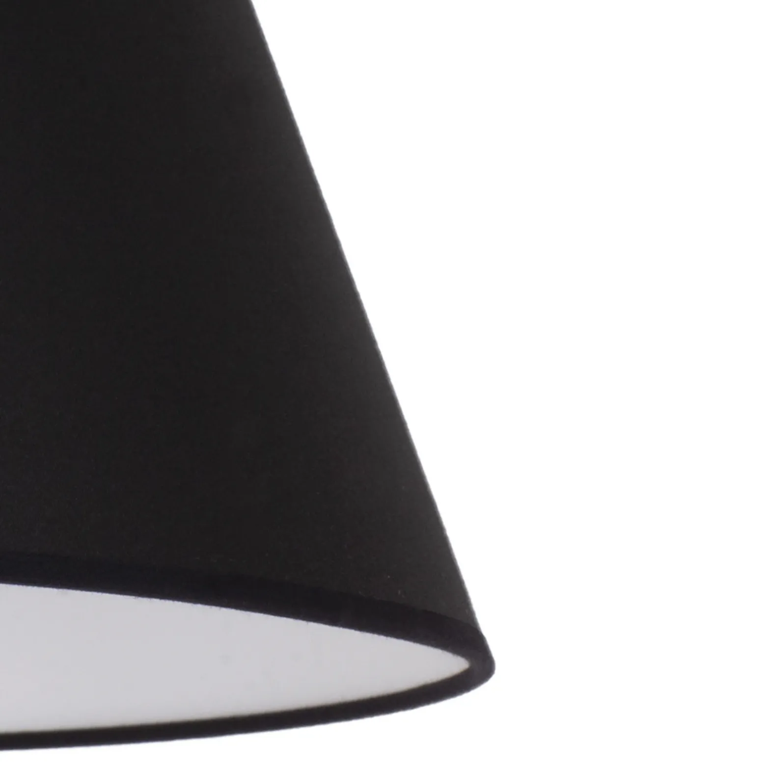 Pantalla de lámpara Sofia Altura 25 cm, blanco/negro