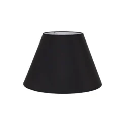 Pantalla de lámpara Sofia Altura 25 cm, blanco/negro