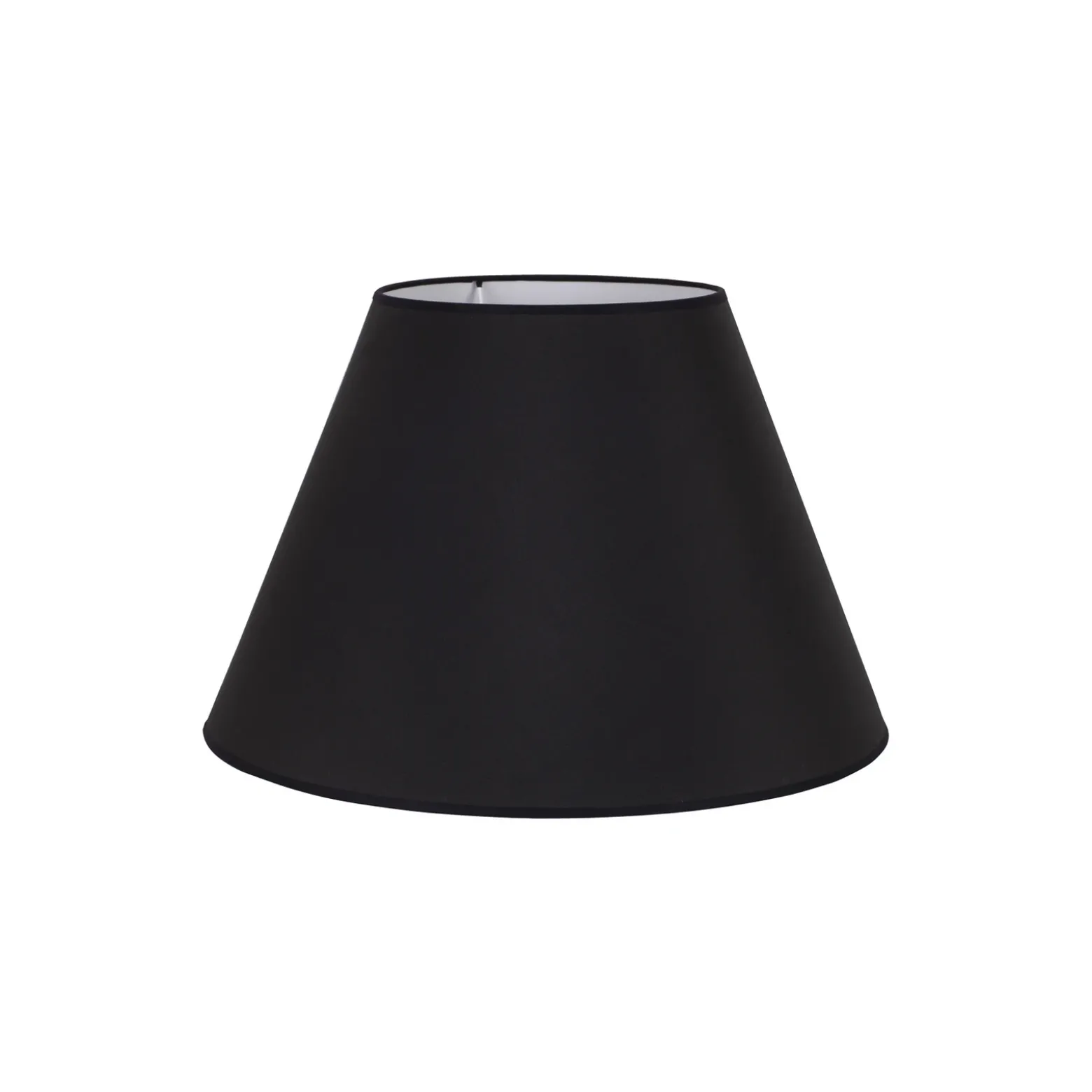 Pantalla de lámpara Sofia Altura 25 cm, blanco/negro