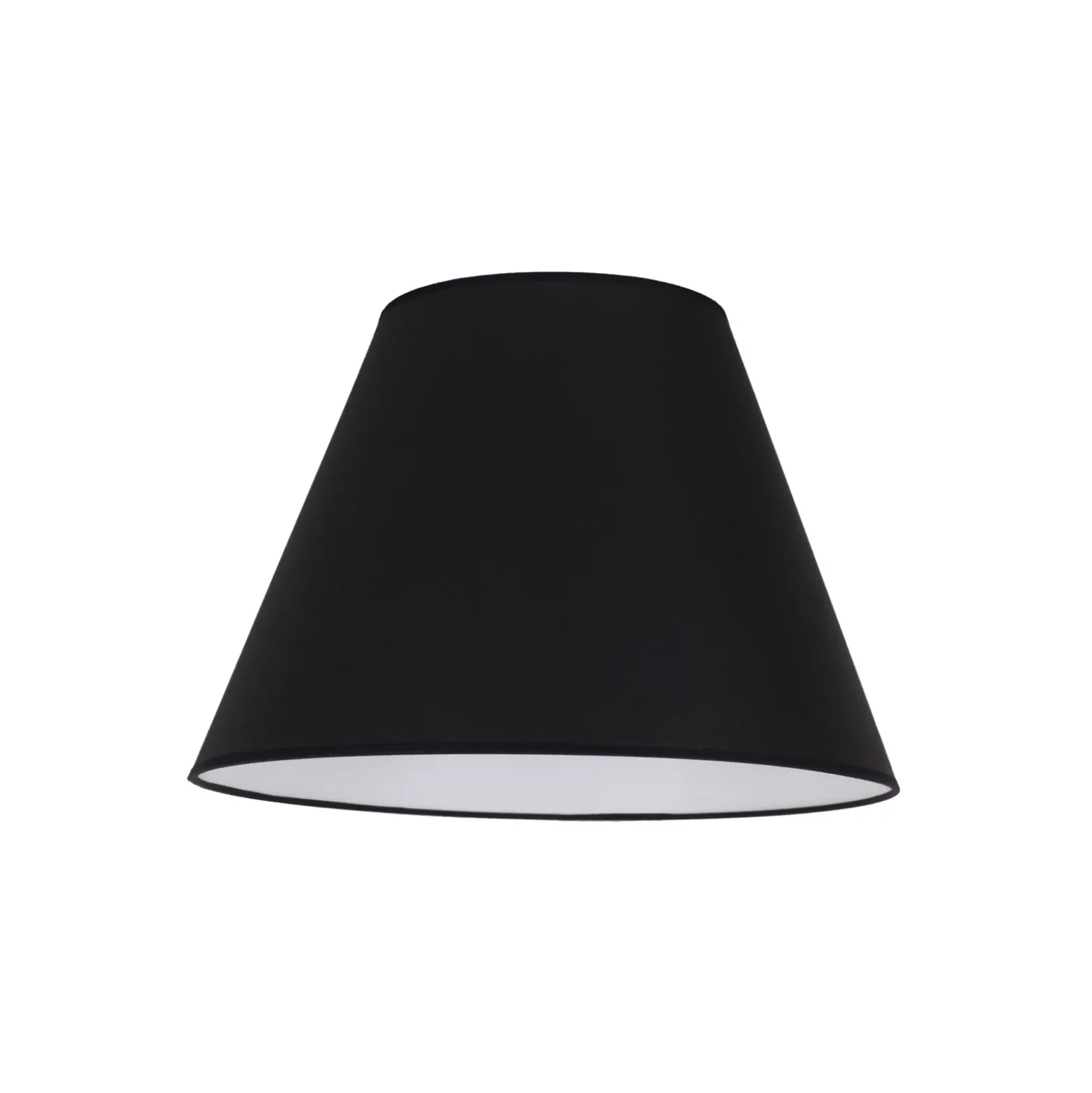Pantalla de lámpara Sofia Altura 25 cm, blanco/negro