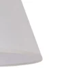 Pantalla de lámpara Sofia Altura 25 cm, crudo/blanco