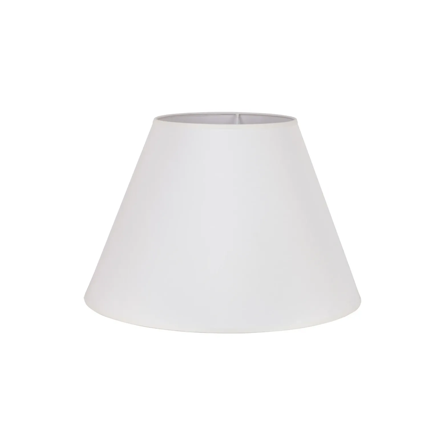 Pantalla de lámpara Sofia Altura 25 cm, crudo/blanco