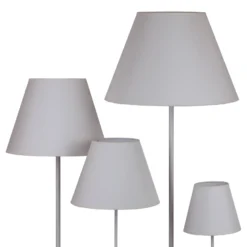 Pantalla de lámpara Sofia Altura 25 cm, crudo/blanco