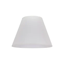 Pantalla de lámpara Sofia Altura 25 cm, crudo/blanco