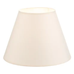 Pantalla de lámpara Sofia Altura 21 cm, crudo/blanco