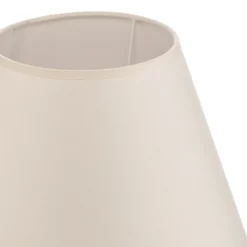 Pantalla de lámpara Sofia Altura 21 cm, crudo/blanco