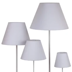 Pantalla de lámpara Sofia Altura 31 cm, blanco