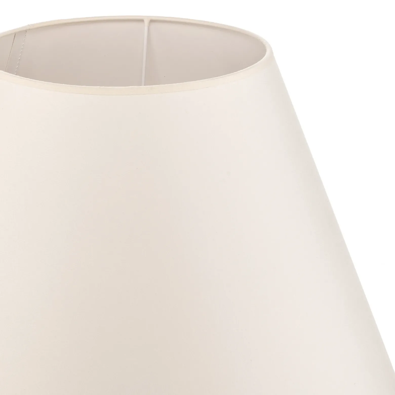 Pantalla de lámpara Sofia Altura 31 cm, crudo/blanco