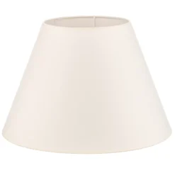 Pantalla de lámpara Sofia Altura 31 cm, crudo/blanco