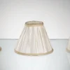 Pantalla de repuesto lámparas con plisado 23 cm