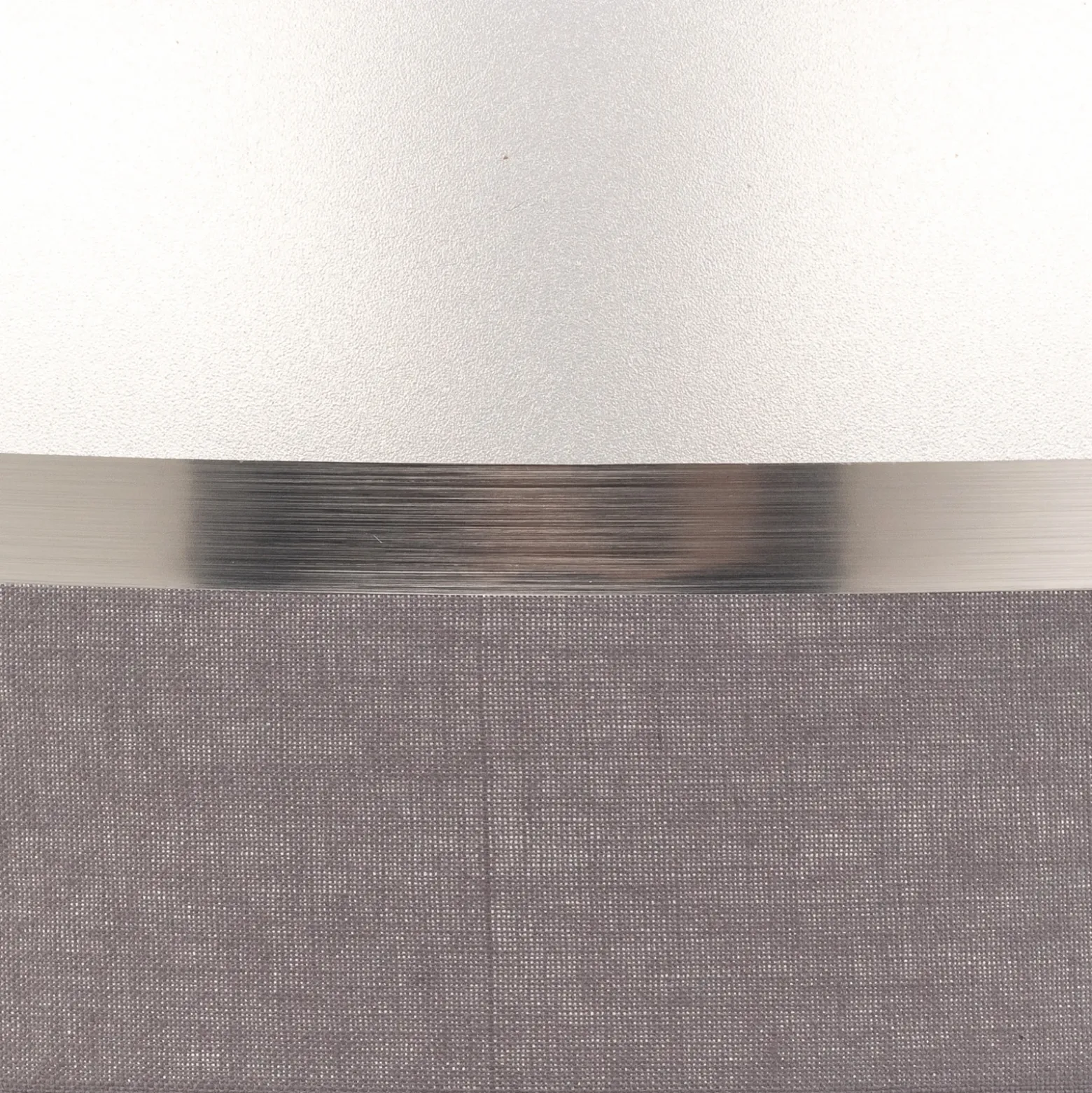 Pantalla Helen E27 Ø25/altura 15 cm gris/plateado