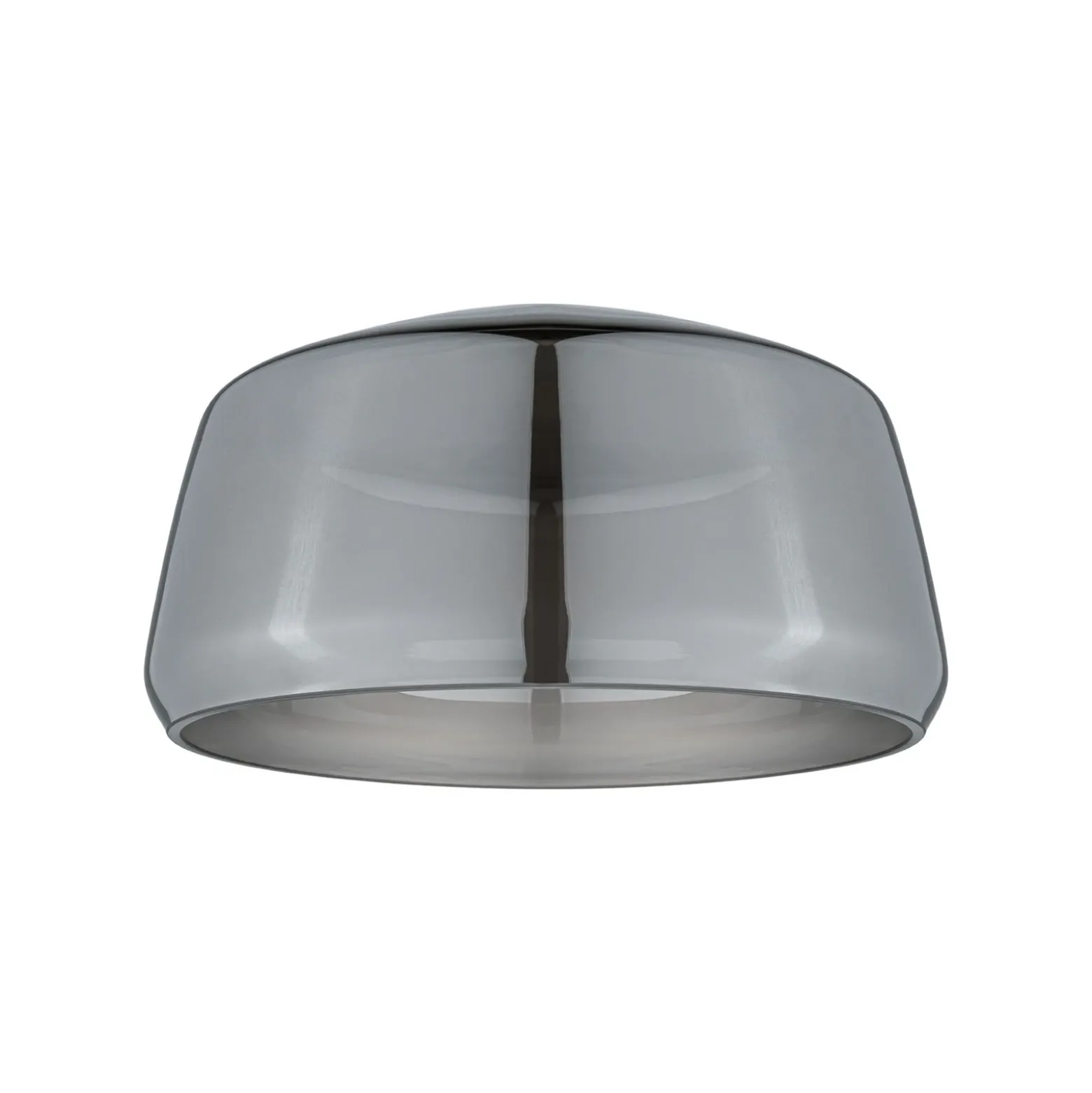 Pantalla Paulmann URail Neila 2Easy, Ø 23 cm, cristal ahumado