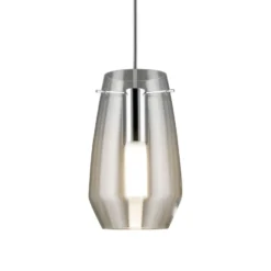 Pantalla Paulmann Vento, transparente, Ø 17 cm, cristal