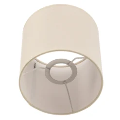 Pantalla Roller algodón crudo Ø15cm Altura 15cm