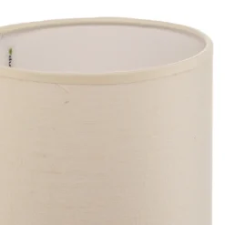 Pantalla Roller algodón crudo Ø15cm Altura 15cm