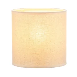 Pantalla Roller, beige, Ø 15 cm, altura 15 cm