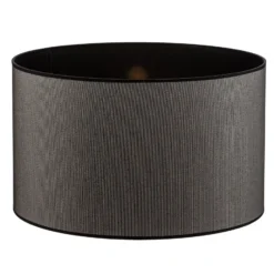 Pantalla Roller Ø 50 cm, negro/plateado