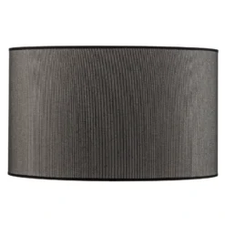 Pantalla Roller Ø 50 cm, negro/plateado