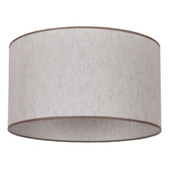 Pantalla Roller crudo/beige Ø 40 cm Altura 22 cm