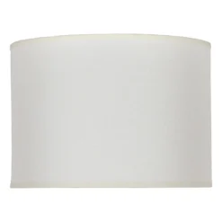 Pantalla Roller de algodón crudo Ø25cm Altura 18cm