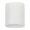Pantalla Roller de algodón crudo Ø13cm Altura 15cm